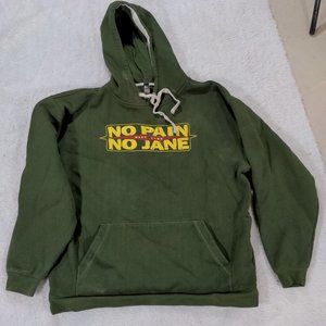 Ouray No Pain No Jane Hooded Shirt Hoodie L Mens H